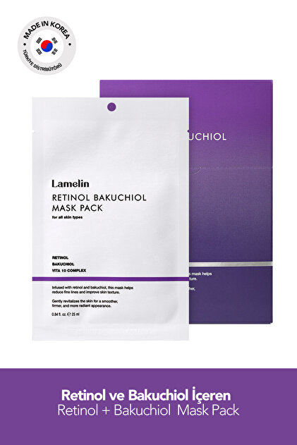 Lamelin Retinol ve Bakuchiol İçeren Yoğun Bakım Maskesi Retinol +