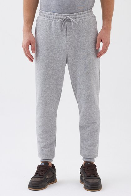 Men's 3 Thread Non-Shardon Cotton Gray Sweatpants