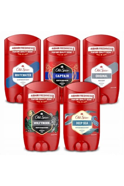 Set de deodorante Mix pentru bărbați 50ml x 5 ( Whitewater , Captain , Original , Wolfthorn , Deep Sea )