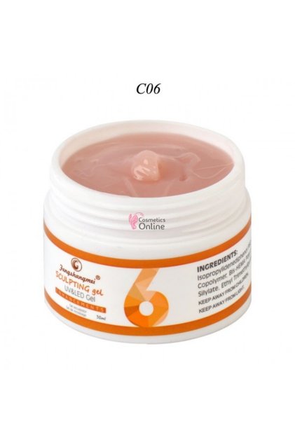 Gel UV / LED Sculpting Gel για την κατασκευή, 15ml - 06 Nude