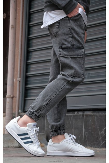 Battal Large Size Jeans Pants Elastic Waist and Legs Flexible Lycra Jogger