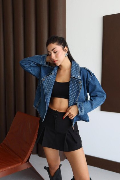 7757 Stoned Women's Jean Jacket