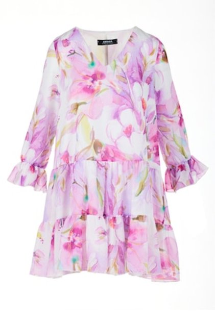 Rochie A507, Poliester, Violet