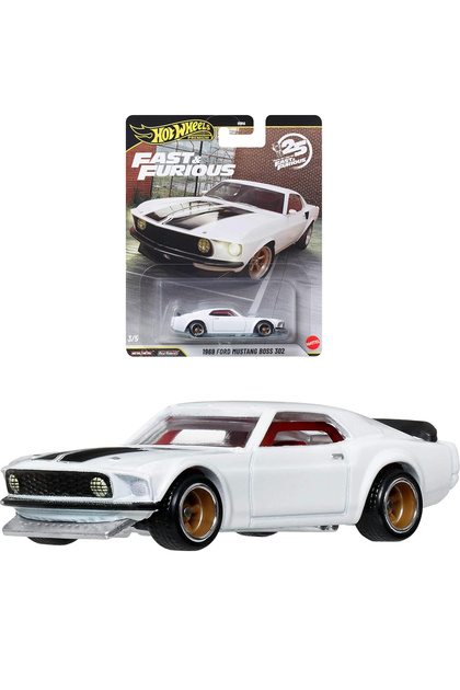 HOT WHEELS Premium Series 25.Yıl Özel Fast & Furious 1969 Ford