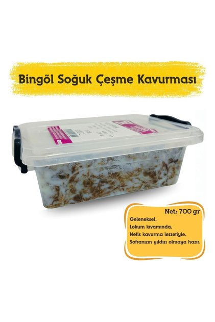 Bingöl Soğuk Çeşme Kavurması 700 gr (Doğal Keçi ve Dana Etinden – Geleneksel Lezzet)