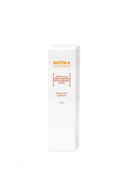 Avotin-A Cream 0.05% – 30 g | Tretinoin for Acne & Skin Renewal