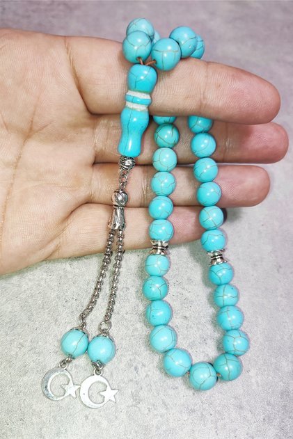 Turquoise Turquoise Natural Stone High-End Prayer Beads / Special Collectible Item