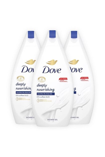 Set gel de duș hrănitor în profunzime 3 x 450 ml