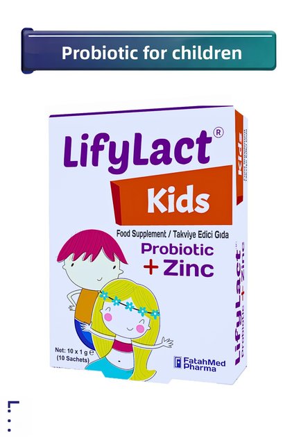 ® Kids Probiotics, Prebiotic Sachet, Zinc