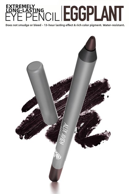 Long-Lasting Waterproof Non-Spill Brown Eye Liner - Extreme Eggplant