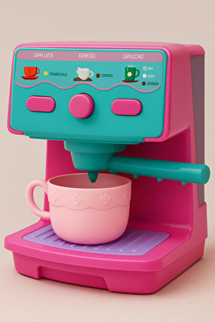 A-T AYZE-TRENDY OYUNCAK EĞLENCELİ EVCİLİK KAHVE MAKİNASİ 25647