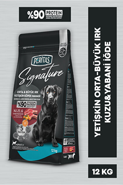 PERİTAS Signature Kuzulu Yetişkin Köpek Orta ve Büyük Irk - 12 kg