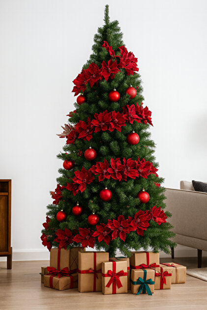 Premium 25*25cm Christmas Ornament Artificial Flower