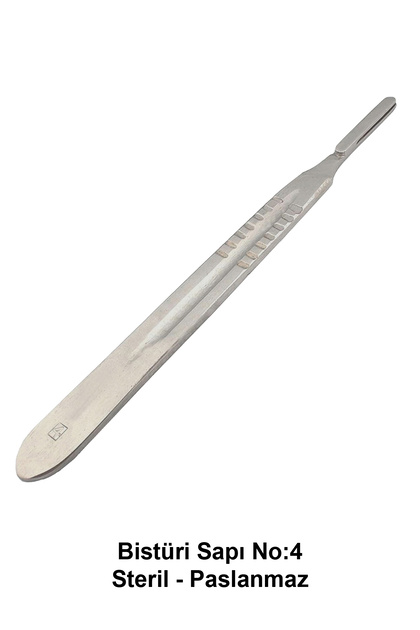 Bistüri Sapı No:4 / Steril - Paslanmaz