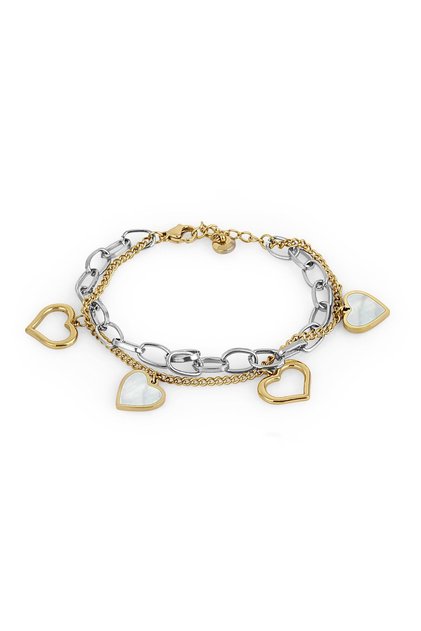 Gold Silver Women's Steel Bracelet Dkj.3.1094-3