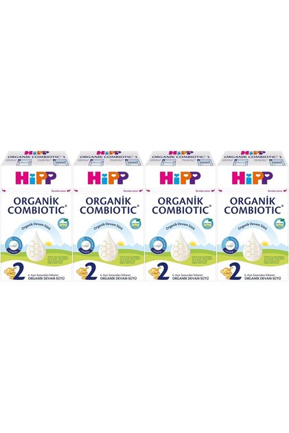 Organik Combiotic Devam Sütü 600GR No:2 (6-12 Ay) (4 Lü Set)