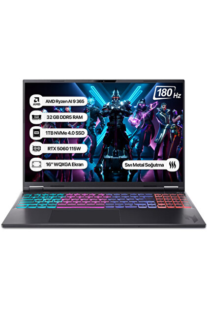 ACER Nitro 18 NH.QYHEY.001 Ryzen AI 9 365 16GB 1TB SSD RTX5060