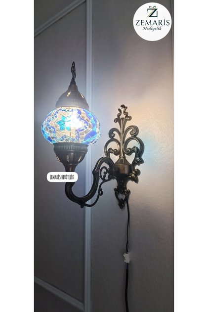 Handmade Authentic Mosaic Wall Sconce