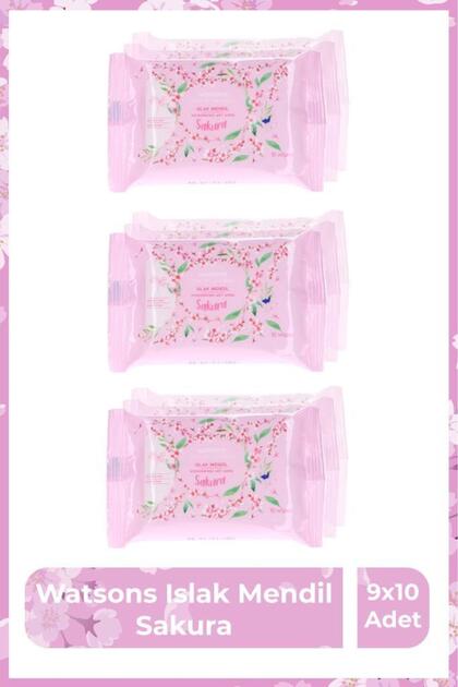 Islak Mendil Sakura 3X10 Adet
