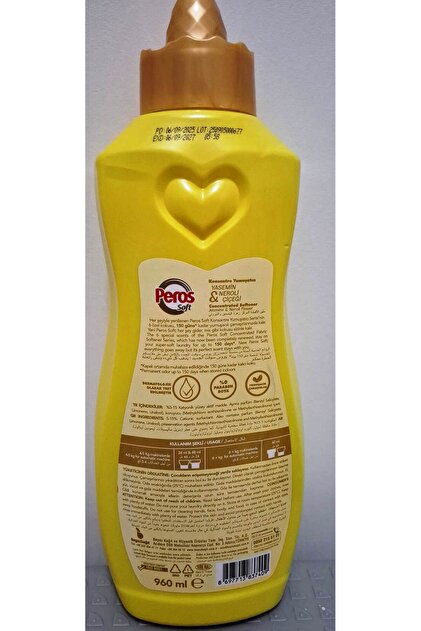 Peros Yasemin Ve Neroli Çiçeği Soft Konsantre Yumuşatıcı 960 Ml