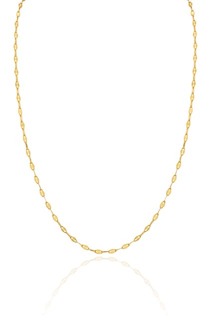 Elegant Thin Oval Link Stainless Steel Chain Necklace – Tarnish-Free