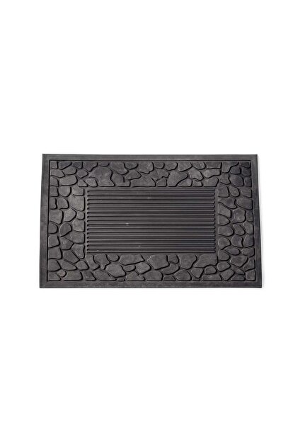 Black Door Mat Non-Slip Base 45×70 cm