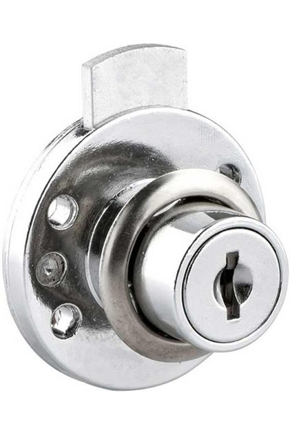 Cabinet Furniture Keyed Drawer & Cupboard Lock, Rust-Protected (Drawer Lock N507T-25)