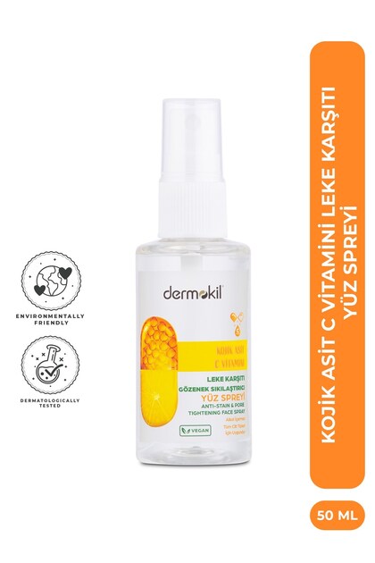 Kojik Asit C Vitamini Leke Karşıtı Yüz Spreyi 50 ml