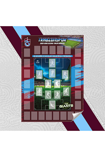 Trabzonspor - THE GIANTS 2025/26 POSTER VE ÇIKARTMA SETİ - Fiyatı