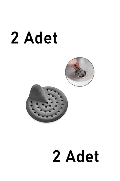 2 Adet Lavabo Küvet Duşakabin Süzgeci Qlux İdeas Mutfak Evye Süzgeçi Koku Önler Süzgeç L-00962