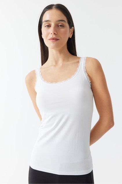 Women's Lace Strap Tank Top