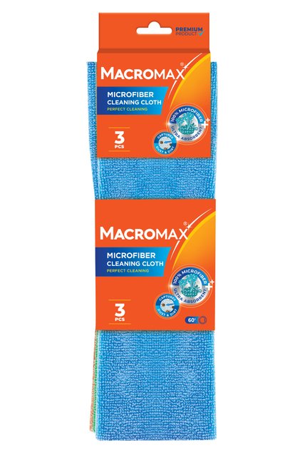 Microfibre Cleaning Cloth 3 Pcs Ultra Absorbent Lint-Free Cloths