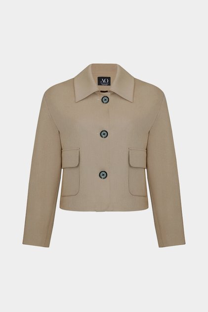 Premium Vento Lycra Pocket Detailed Short Woven Jacket