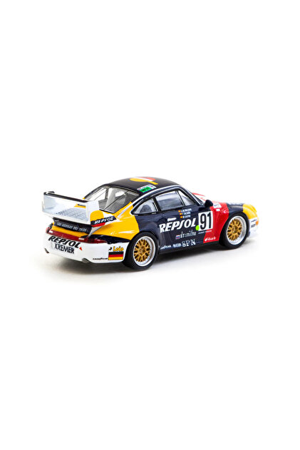 Tarmac Works X Schuco 1/64 Porsche 911 GT2 24h LE MANS 1995 #91