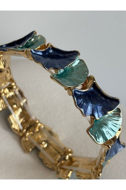 Blue Turquoise Elastic Bracelet