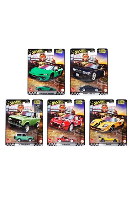 HOT WHEELS Boulevard 5'li Set – Lamborghini Temerario, Nissan