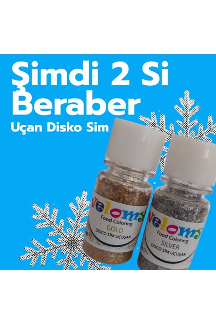 Uçan Disko Simi Gold Gümüş İkili Set