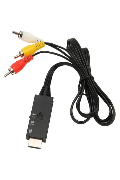 4875 HDMI to RCA AV 4K30Hz Çevirici Dönüştürücü Adaptör