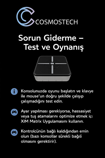 cosmostech Xim Matrix Klavye Mouse Çevirici Adaptör Mouse Keyboard