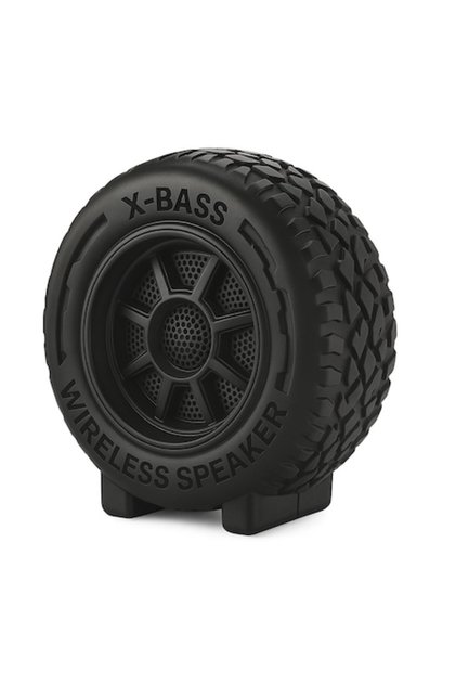 Boxă Bluetooth portabilă, X-BASS, 5W, neagră, design din cauciuc