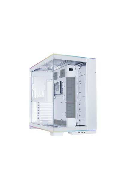 علبة ألعاب O11 D EVO RGB E-ATX ثنائية الحجرة، ARGB (أبيض)