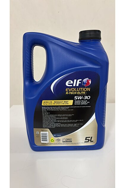 エルフエボリューションR-tech エリート5W-30 MINIオイルフィルター Evolution R-TECH ELITE 5W-30 5 LT MOTOR YAĞI 11.AY 2025 ÜRETİM
