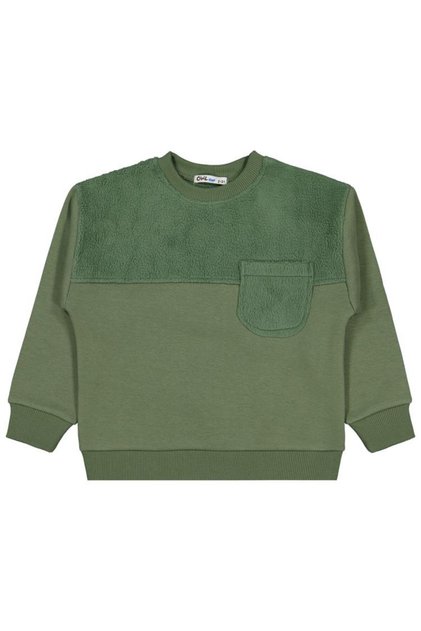 Plush Garnished Sweatshirt for 2-5 Years - Khaki 2-3 Years