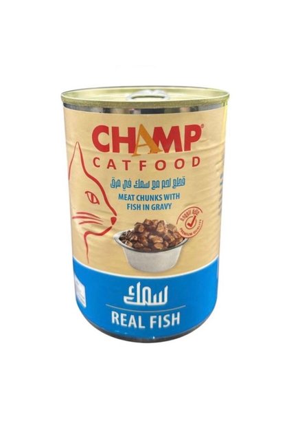 Champ adult cat food cans, 415g thick
