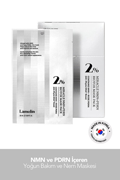 Lamelin NMN VE PDRN İçeren Yoğun Bakım Maskesi NMN+ PDRN BIOTOX