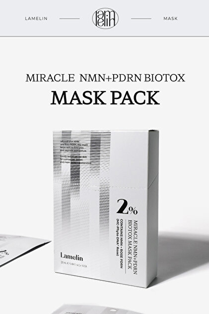 Lamelin NMN VE PDRN İçeren Yoğun Bakım Maskesi NMN+ PDRN BIOTOX