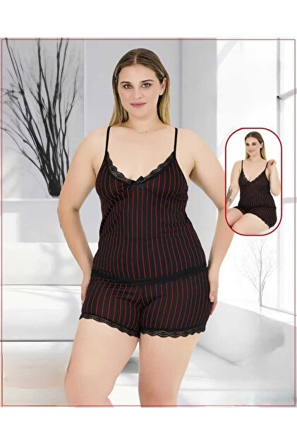 Women's Plus Size Shorts Pajama Set - 100% Cotton - Full Stretch Fabric