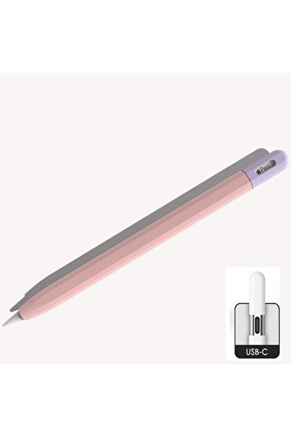 UnDePlus Apple Pencil USB-C için Uyumlu Koruyucu Esnek Silikon