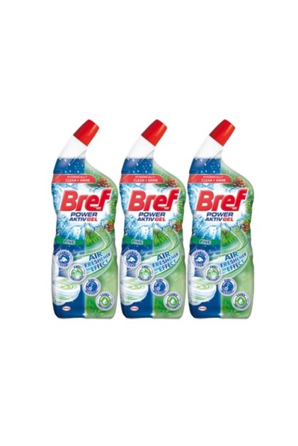 Set 3 x Power Aktiv Gel Wc Lichid 700ml Aromă proaspătă de pin