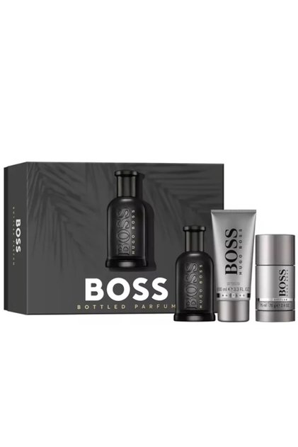 Boss Bottled For Men Set Parfum 100ml + Sg 100ml + Deodorant Stick 75ml